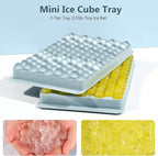 WIBIMEN Mini Ice Cube Trays, Small Tiny Round Pebble Crushed Nugget Ice Trays - Image 7