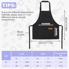 2 Pack Stripes Kids Apron, Kids Cooking Aprons - Image 2
