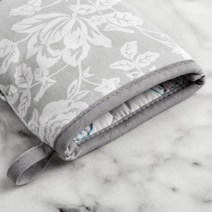 Martha Stewart Floral Vine Mini Oven Mitt 2-Pack Set - Image 4