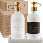 Glass Soap Dispenser Set of 2 - Image 7