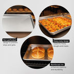 Restaurantware Met Lux 18 x 13 Inch Industrial Baking Pan 1 Heavy-Duty Bakery - Image 3