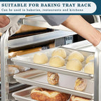 Full Size Commercial Quality Baking Sheet Pan, Bastwe Aluminum Cookie Tray Pan - Image 8