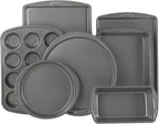 GoodCook Everyday 7-Piece Non-Stick Bakeware Set – 2 Cookie Sheet Pans by GoodCook