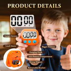 12 Pack Digital Kitchen Timer Small Classroom Timers - Image 5