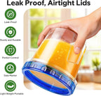 HOMETALL Freezer Storage Containers, Airtight Plastic Food Storage Containers - Image 3