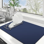 WISELIFE Dish Drying Mat Super Absorbent Drying Mat Large Dish Drying Mats by WiseLife