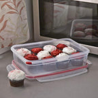 Sterilite Ultra-Seal 16 Cup Rectangle, Airtight Food Storage Container - Image 4