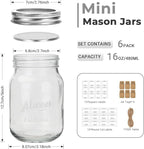 Eathtek 16 oz Glass Mason Jars - Image 2