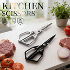 Kitchen Scissors Set 2PCS, Kitchen Shears Heavy Duty Poultry Shear Japan Meat - Image 4