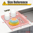 TIKNIK Silicone Dish Drying Mat, Stone Drying Mat - Image 2