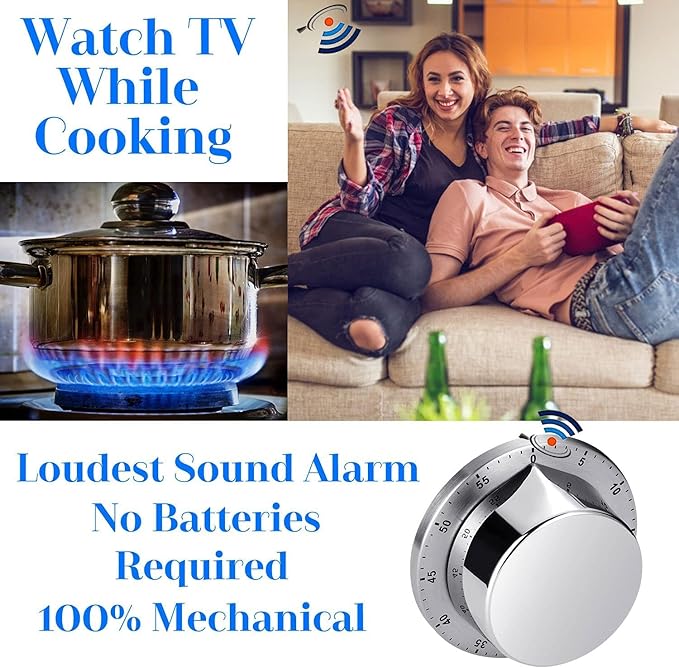 Kitchen Timers for Cooking, Chef Cooking Timer Clock - Image 7