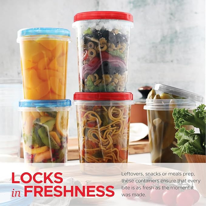 Tafura 12 Pack Leakproof Freezer Containers - Image 3