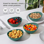 Wheat Straw Bowls, Unbreakable Snack Bowl 4 PCS - 10 OZ - Image 5