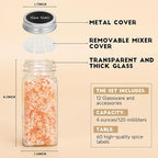 6Pcs Spice Jars with Label, 4oz Empty Square Seasoning Containers, Spice Jars - Image 7