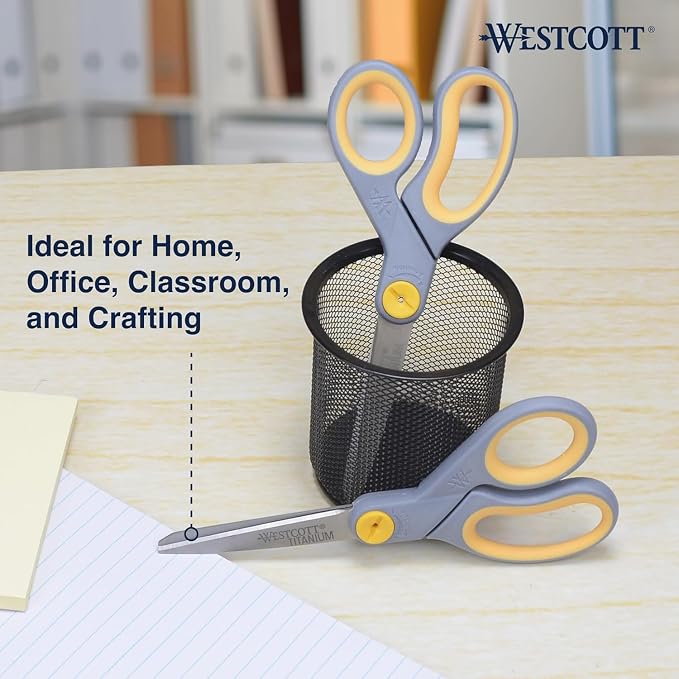 Westcott 8-Inch Titanium-Bonded Scissors - Image 8