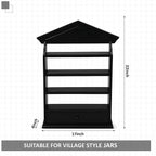 Chunful Vintage Spice Jar Wooden Rack - Image 3