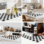 17" x 32" Checkered Dish Drying Mat - Image 8