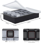 Silicone Ice Cube Tray 3 Pack, HANCELANT Ice Cube Mold, Ice Trays - Image 5