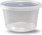 DuraHome - Deli Containers - 40 Pack BPA-Free Plastic Microwaveable Clear Food - Image 2