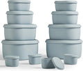 ISSEVE 12Pcs/Set Nesting Silicone Food Storage Containers by ISSEVE