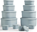 ISSEVE 12Pcs/Set Nesting Silicone Food Storage Containers by ISSEVE