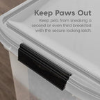 IRIS USA Airtight Dog Food Storage Container, WeatherPro, - Image 9