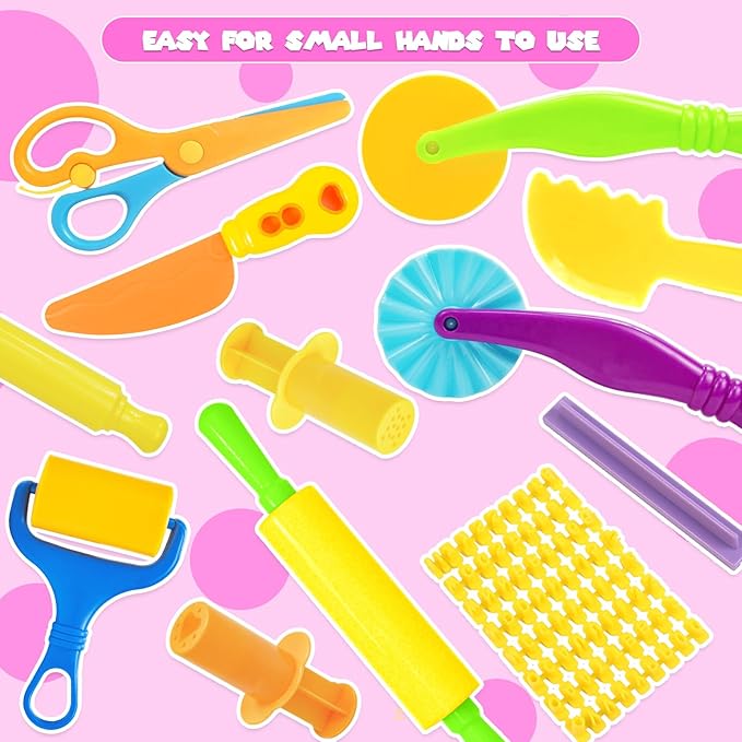 Playdough Tools Set, Creative Play Dough Accessories - Image 3