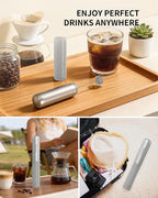 CIRCLE JOY Rechargeable Milk Frother Hanheld, Dual Coil Whisk Head Electric - Image 8