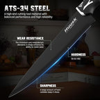 Huusk Knife Block Set with Sharpener - Image 3