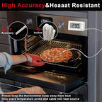 Digital Oven Thermometer with Probe Grill Meat Thermometer up to 572°F/300°C - Image 2