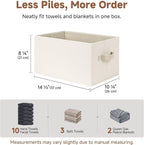 StorageWorks Closet Organizers and Storage Bins, Fabric Storage Baskets - Image 3