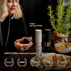LARS NYSØM Electric Salt and Pepper Grinder Set I Automatic Salt and Pepper - Image 5