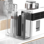 Richboom Acrylic Coffee Cup and Lid Storage Organizer Holder, 2 Compartments - Image 7