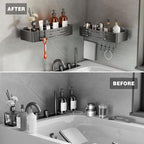 Voldra Shower Caddy Suction Cup, 2 Pack Shower Shelves - Image 5