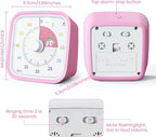 Yunbaoit Visual Timer with Protective Case, Unicorn Disk 60 Minute Countdown - Image 4