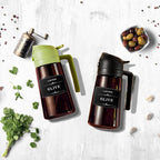 LAKUMIQI 2 in 1 Oil Sprayer for Cooking, 16oz Olive Oil Dispenser Bottle for - Image 2