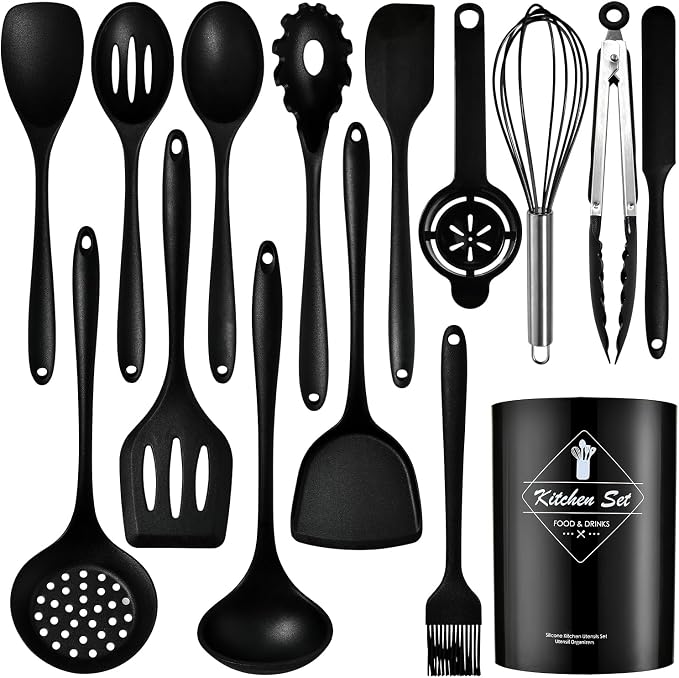 Silicone Kitchen Utensils Set by Unknown