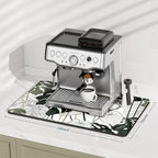 Rnivvi Coffee Mat, Hide Stain Rubber Backed Absorbent Dish Drying Pad - Image 2