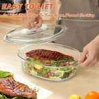 Reasim 2.8L/3Qt Glass Casserole Baking Dish - Image 6