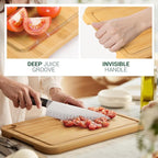 Bamboo Cutting Boards for Kitchen - Image 3