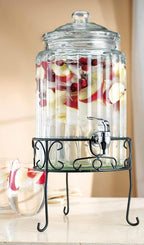 MosJos 2 PACK 1.5 Gallon Drink dispenser, Glass Beverage Dispenser - Image 7