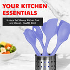 Chef Craft - Premium Silicone Kitchen Tools and Utensils Set, Non-Scratch - Image 2