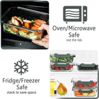 M MCIRCO [5-Packs, 36 Oz Glass Meal Prep Containers - Image 9