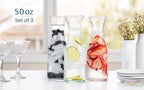 Glass Carafe Pitchers, by Kook, Large Carafe - Image 5