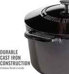MARTHA STEWART Gatwick 7-Quart Enamel Cast Iron Dutch Oven Pot - Image 7