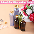 8 Pcs Small Metal Funnels 4 Sizes Gold Silver Mini Funnel - Image 6
