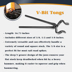 Blacksmith Knife Making Tongs Set - Image 3