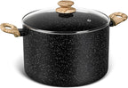 MICHELANGELO Stock Pot with Lid, 10 Quart Large Pot by Michelangelo