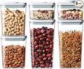 Pop Food Storage Containers Set, One Button Opening BPA-Free Food Containers by EQI