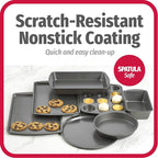 GoodCook Everyday 7-Piece Non-Stick Bakeware Set – 2 Cookie Sheet Pans - Image 3
